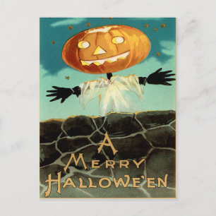 Cartão postal Vintage Halloween