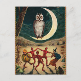 Cartão postal Vintage Halloween