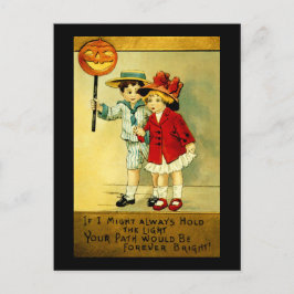 Cartão postal Vintage Halloween