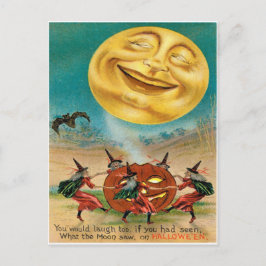 Cartão postal Vintage Halloween