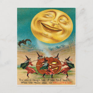 Cartão postal Vintage Halloween
