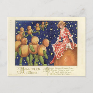 Cartão Postal Vintage Halloween