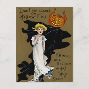 Cartão postal Vintage Halloween