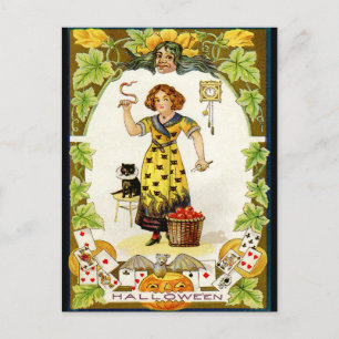 Cartão postal Vintage Halloween