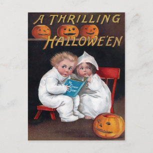 Cartão postal Vintage Halloween