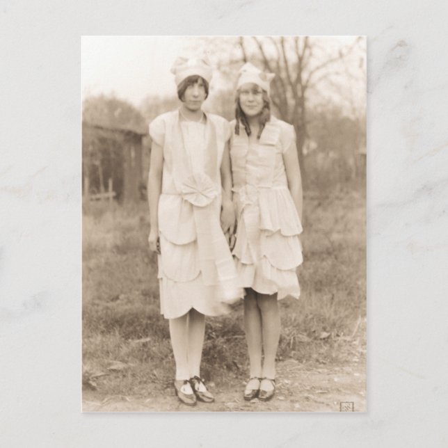 Cartão Postal Vintage Halloween Costumes (Frente)