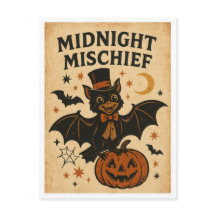 Vintage Halloween Midnight Mischief