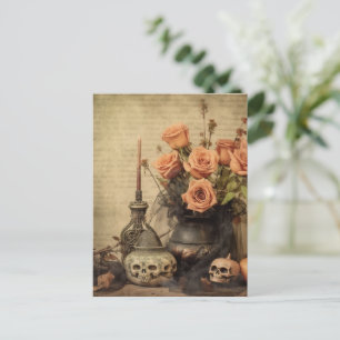 Cartão Postal Vintage Halloween Witchcraft (4)