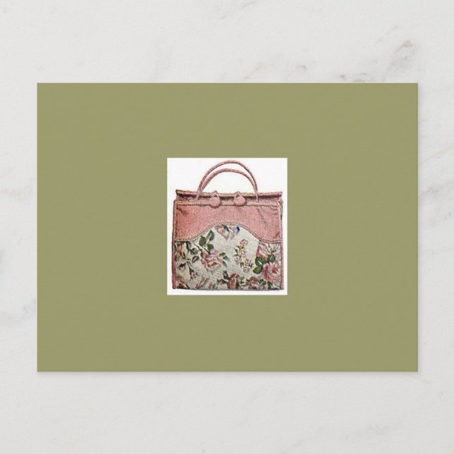 Cartão Postal Vintage Handbag 1913 #5 (Frente)