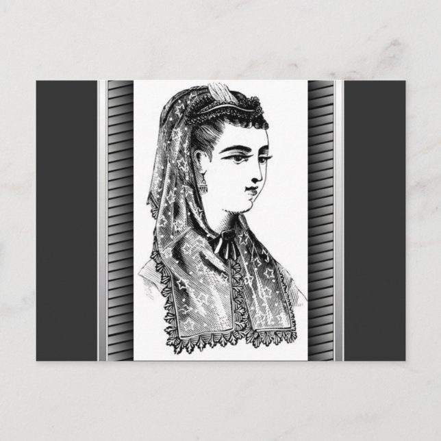 Cartão Postal Vintage Hats (Frente)