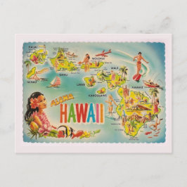 Cartão postal Vintage Havaiano