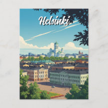 Vintage Helsinki Finlândia Viagem