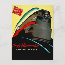 Cartão Postal Vintage Hiawatha - Comboio Dinamizado