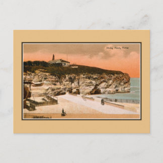 Cartão Postal Vintage Holey Rock Roker Inglaterra