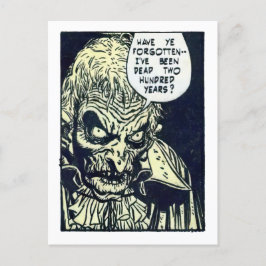 Cartão Postal Vintage Horror Comic Panel from Unsee