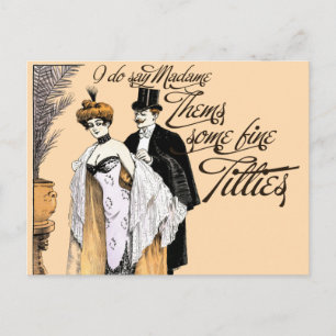 Cartão Postal Vintage Humor