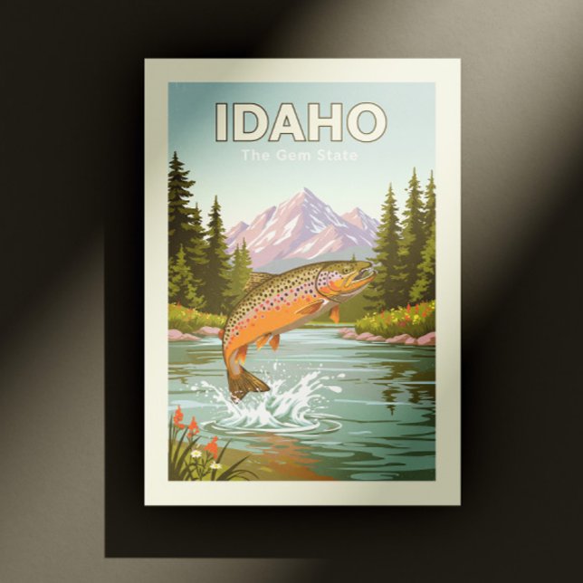 Cartão Postal Vintage Idaho (Criador carregado)