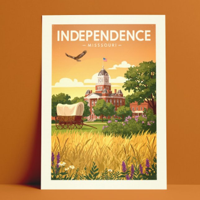 Cartão Postal Vintage Independence Missouri (Criador carregado)