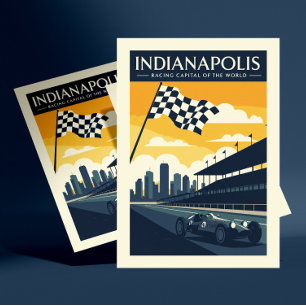 Cartão Postal Vintage Indianapolis