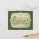 Cartão Postal Vintage Irish Blush (Frente/Verso In Situ)