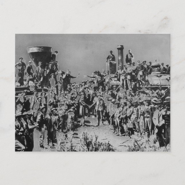 Cartão postal Vintage Iron Workers (Frente)