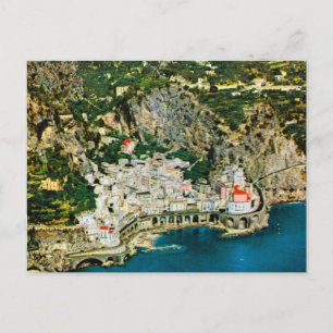 Cartão Postal Vintage Itália, Costa Amalfi