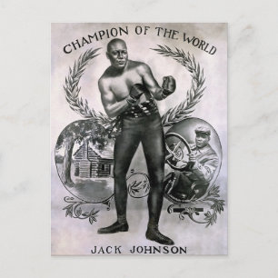 Cartão Postal Vintage Jack Johnson