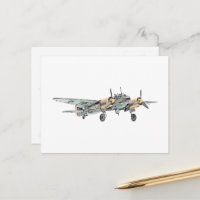 Vintage Junkers Ju 88 Bombardeiros Desenho