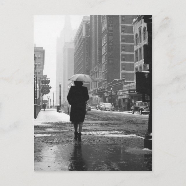 Cartão Postal Vintage Kansas City West 12 Street (Frente)