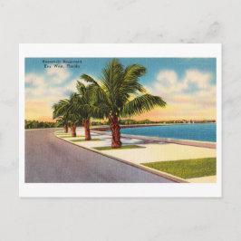 Cartão Postal Vintage Key West Florida Roosevelt Blvd
