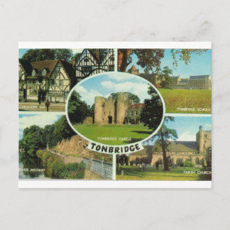 Cartão Postal Vintage Kingdom, multiview, Tonbridge Kent