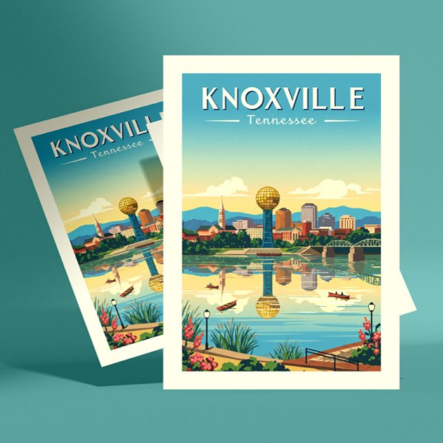 Cartão Postal Vintage Knoxville Tennessee (Criador carregado)