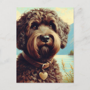Cartão Postal Vintage Lagotto Romagnolo
