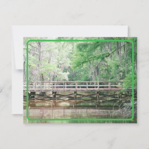 Cartão postal Vintage Lake Bridge