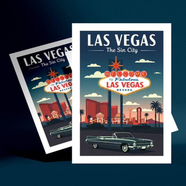 Cartão Postal Vintage Las Vegas (Criador carregado)