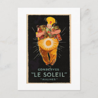 Cartão postal Vintage Le Soleil
