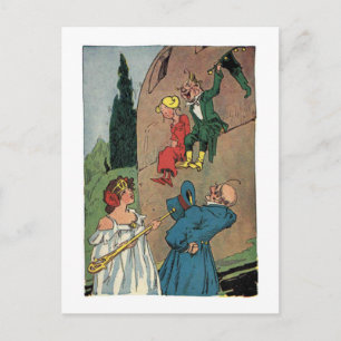 Cartão Postal Vintage Little Wizard of Oz