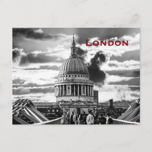 Cartão Postal Vintage London Viagem Turismo (Frente)