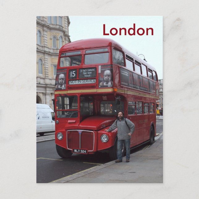 Cartão Postal Vintage London Viagem Turismo (Frente)