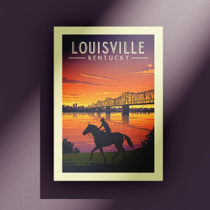 Cartão Postal Vintage Louisville Kentucky