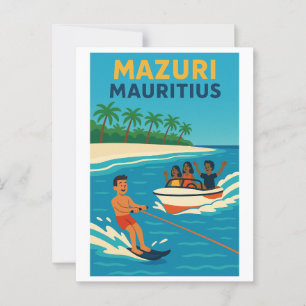 Cartão postal Vintage - Mazuri Maurícia