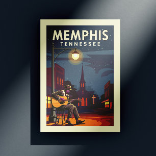 Cartão Postal Vintage Memphis Tennessee
