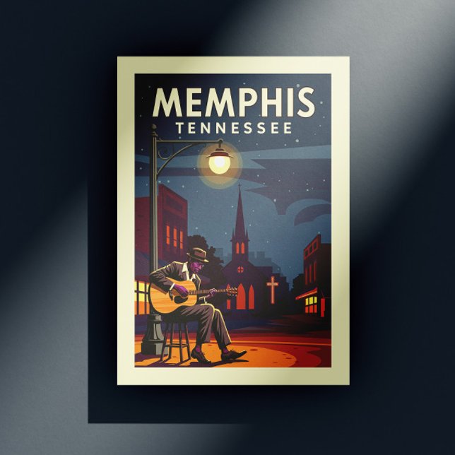 Cartão Postal Vintage Memphis Tennessee (Criador carregado)