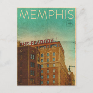 Cartão postal Vintage Memphis Viagem