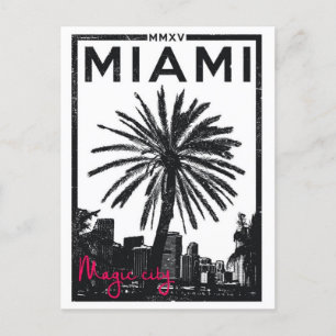 Cartão Postal Vintage Miami Florida Estados Unidos da américa