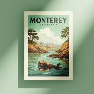 Cartão Postal Vintage Monterey California