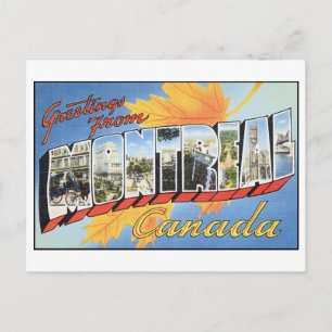 Cartão postal Vintage Montreal