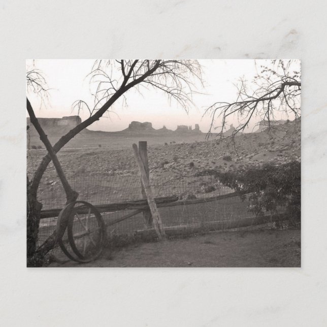 Cartão postal Vintage Monument Valley (Frente)