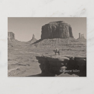 Cartão postal Vintage Monument Valley Cowboy Souv