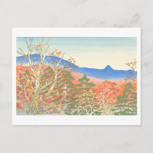 Cartão Postal Vintage Mt. Odaigahara, Japão,